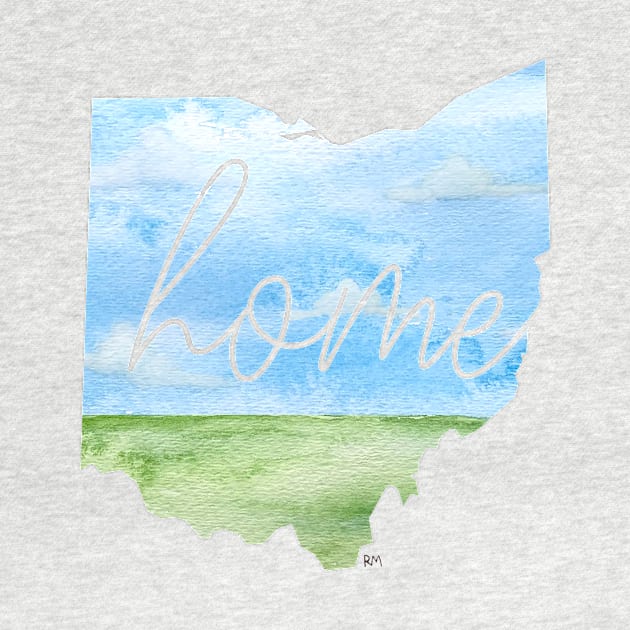 Ohio Home State by RuthMCreative